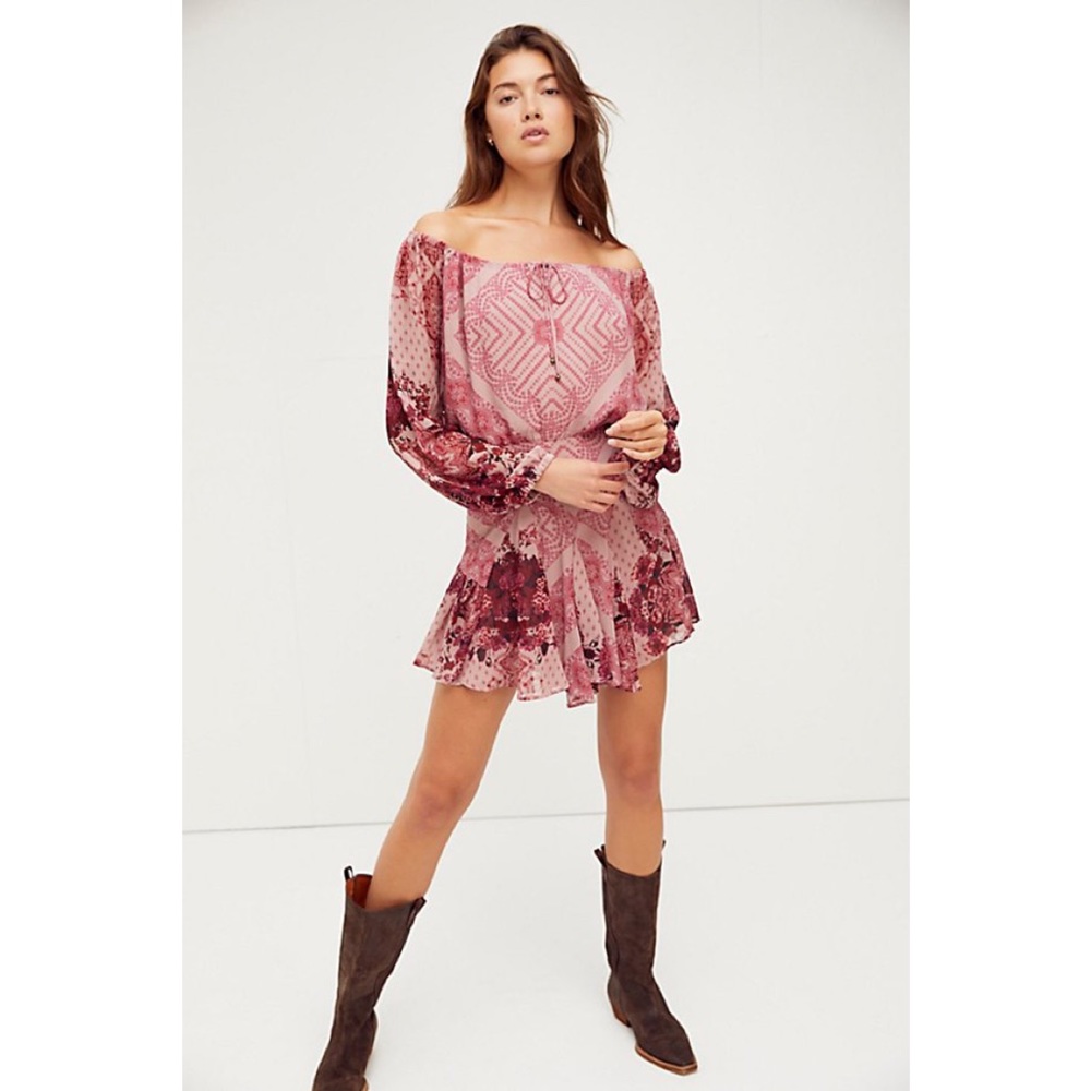 Free People Blush Mini Dress